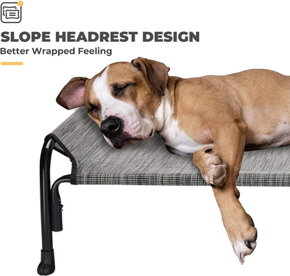 CWC2204 Cama elevada para perros grandes, cama elevada para mascotas con