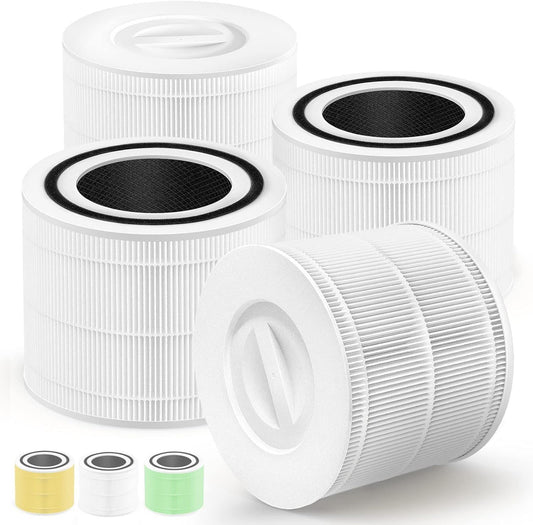 Filtro de repuesto para purificador de aire Core 300 compatible con LEVOIT Core...