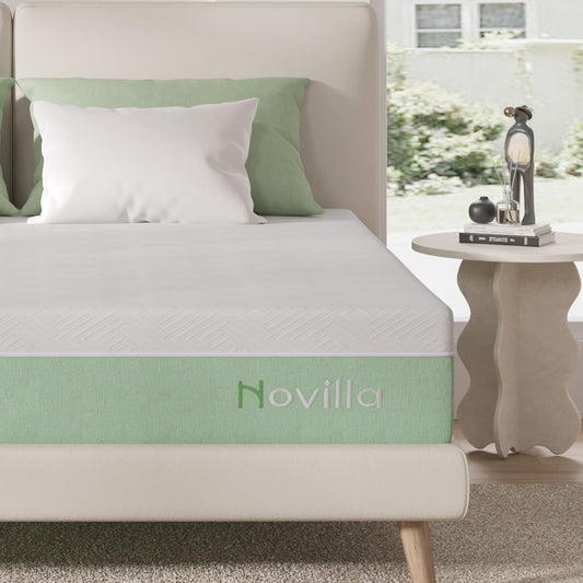 Novilla Colchón individual XL, colchón de espuma viscoelástica de gel de 10
