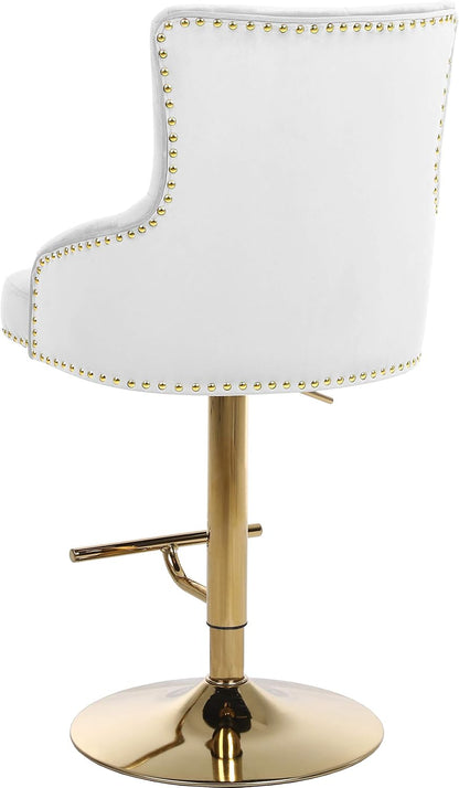 Colección Claude Modern Barra ajustable tapizada de terciopelo contemporáneo