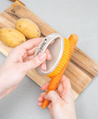 Super Scrubby Cepillo de limpieza multiuso con mango para frotar verduras,