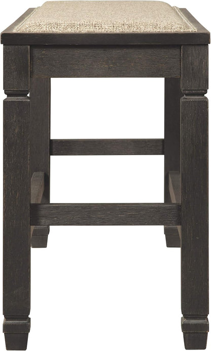 Signature Design by Tyler Creek Urban Farmhouse Banco de comedor tapizado con