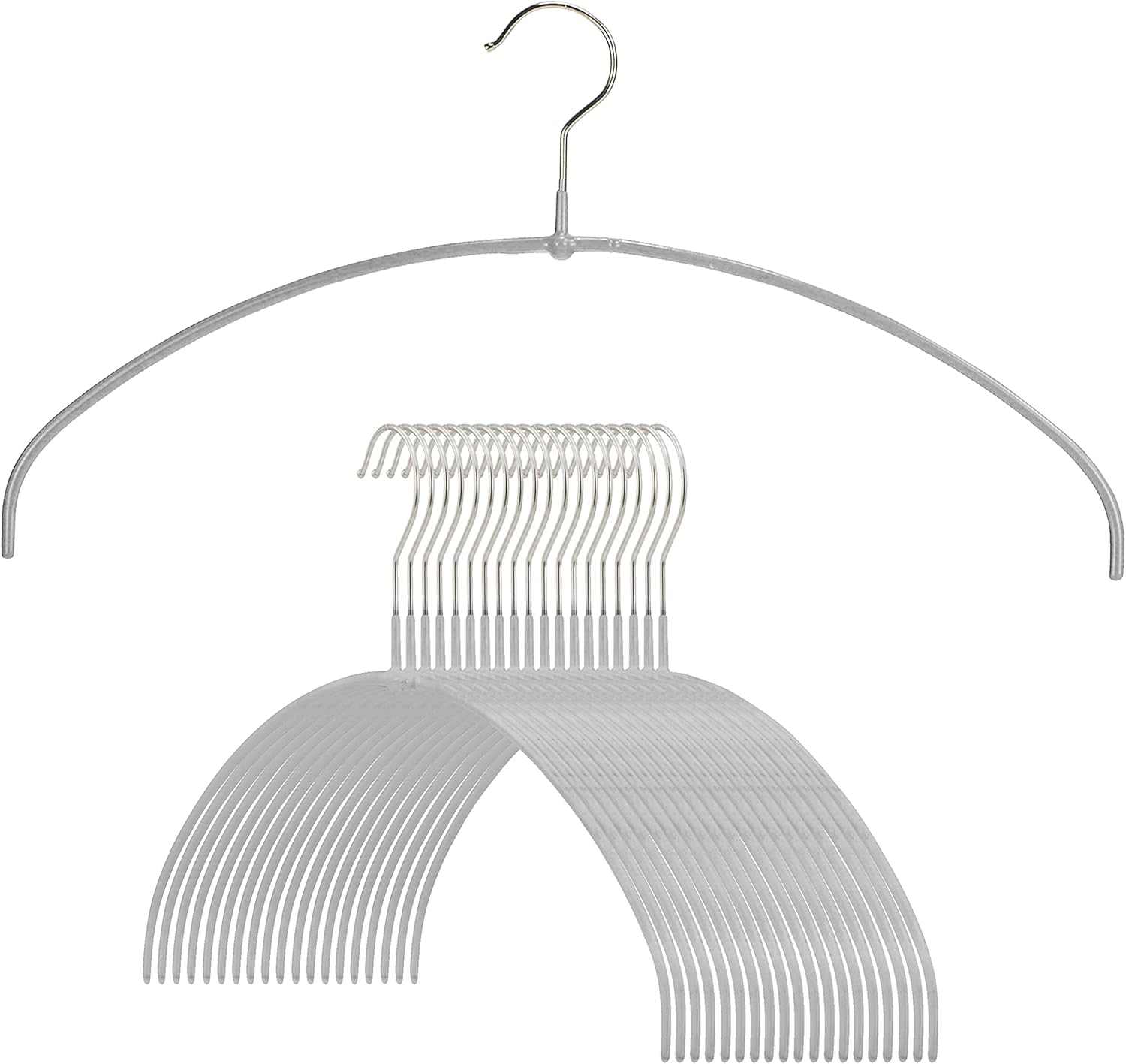 Mawa by Lloyd, Serie Euro Ultrafina, Percha antideslizante que ahorra espacio,