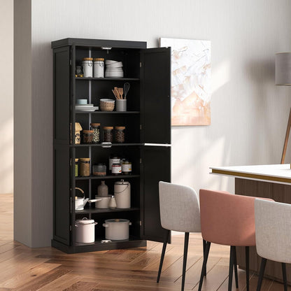 Gabinete de despensa de cocina de 72.5 pulgadas de alto, armario de