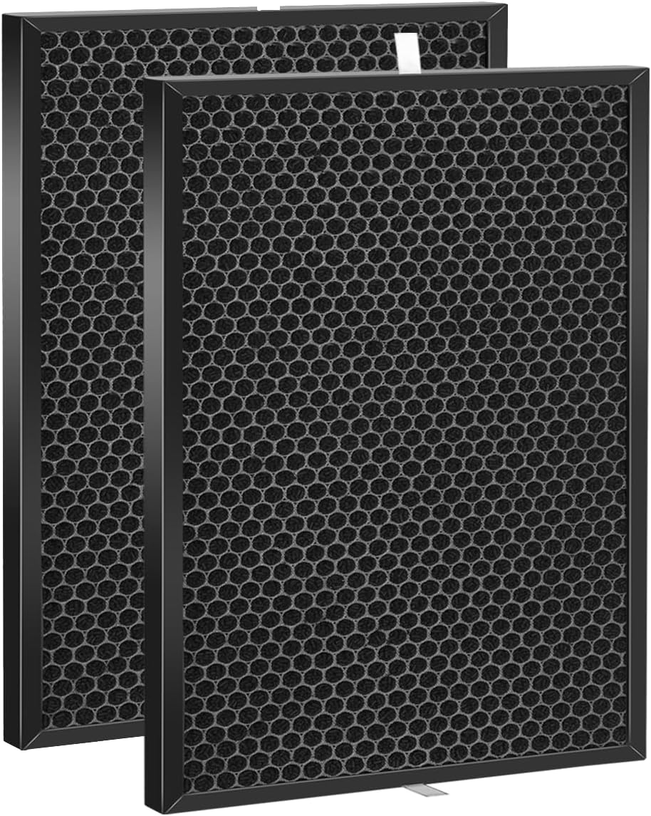 Paquete de 2 filtros de carbón activado FZ-A80DFU, compatible con purificador...