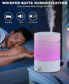 Esemoil Humidificadores para dormitorio, difusor de aceite esencial con luz de...