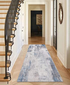 famibay Alfombra de pasillo de 2 x 6 pies con respaldo de goma, moderna...