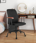 Giantex Silla de escritorio para oficina en casa, color negro, silla giratoria...