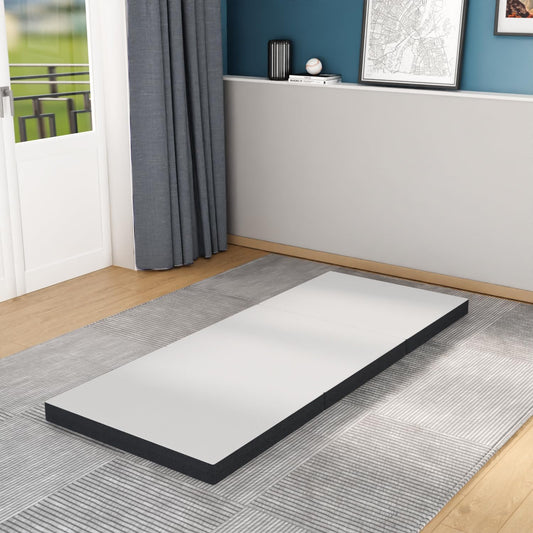 Colchón plegable de 3 pulgadas con funda transpirable y lavable, colchón de