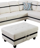 Golden Coast Furniture - Juego de sofá seccional en forma de L, juego de sofá...