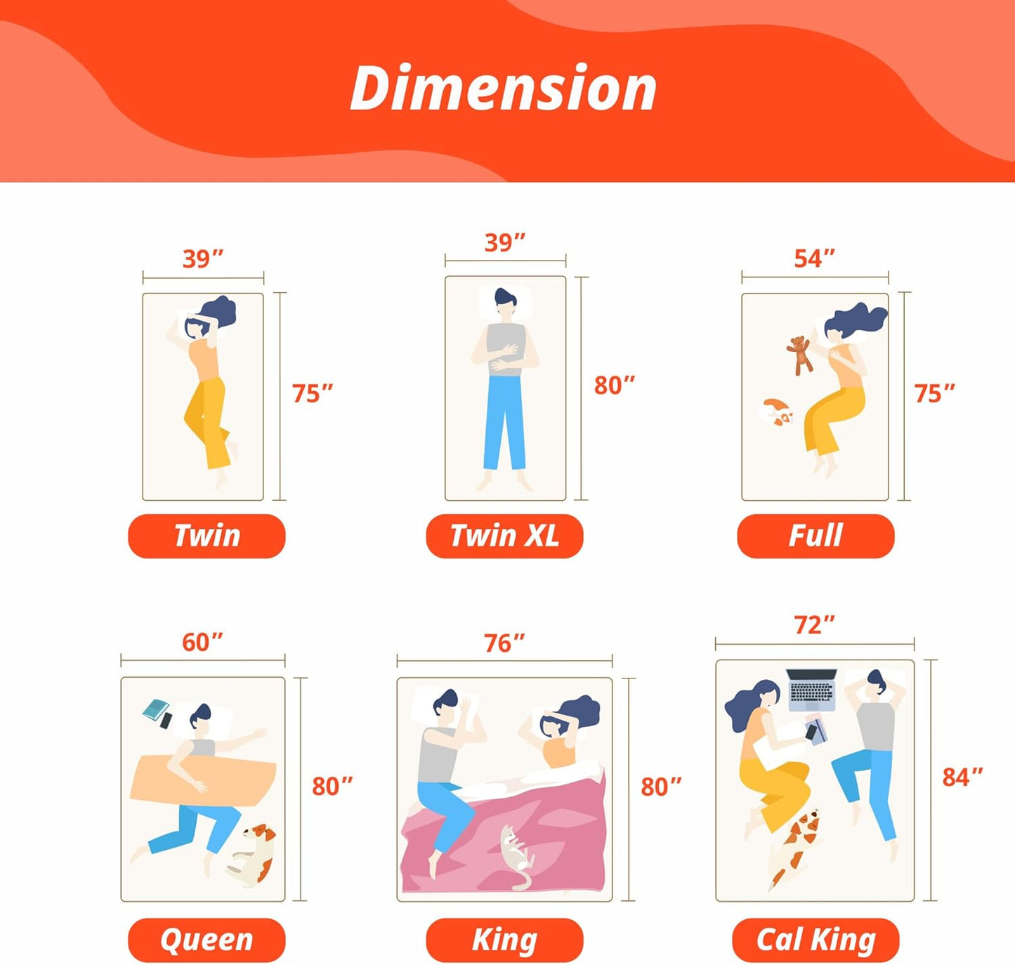 Colchón de espuma viscoelástica de lujo PrimaSleep de 17, 23 y 28cm, Espuma,