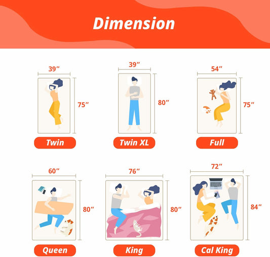 Colchón de espuma viscoelástica de lujo PrimaSleep de 17, 23 y 28cm, Espuma,