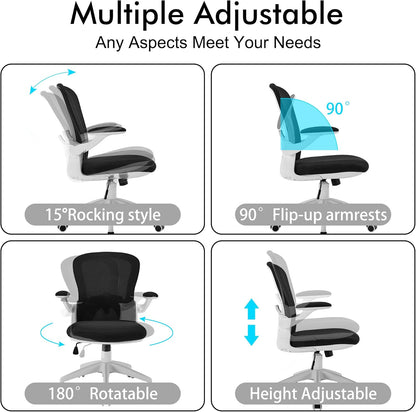 Sillas ergonómicas de escritorio de oficina en casa, cómodas sillas de juegos