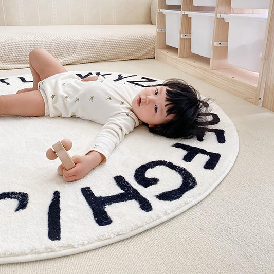 Alfombras suaves para dormitorio, 3 x 3 pies, antideslizantes, alfombra de baño