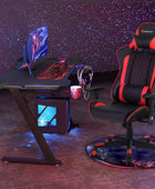 POWERSTONE Silla de juegos, reclinable para juegos con reposabrazos ajustable,...