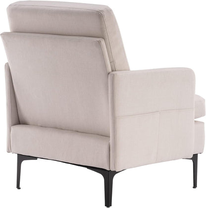 Silla de salón, cómoda silla decorativa para sofá individual, sillón tapizado,