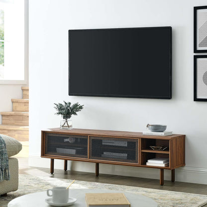 Kurtis, soporte de TV de 60 pulgadas, nogal