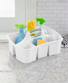 Sterilite Divided Ultra Caddy, plástico, almacenamiento portátil para guardar...
