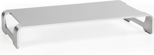 VIVO Elevador de monitor ancho de aluminio plateado de 16 pulgadas, soporte de...