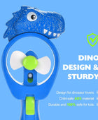 QearFun Ventilador de niebla de mano de dinosaurio con spray de agua,...