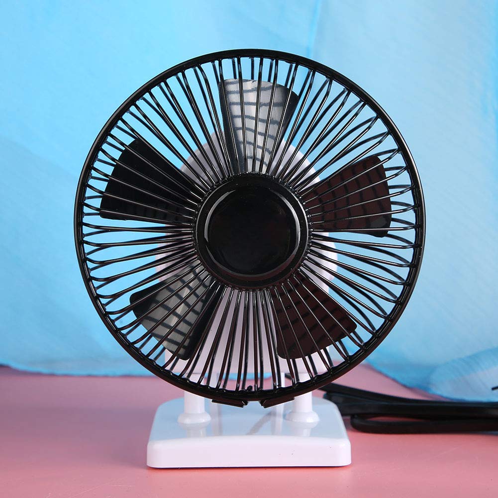Mini ventilador eléctrico mesa escritorio 2 velocidades gran viento silencioso...