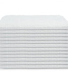 White Shop Towels Toallas de algodón toalla de grado B 60 trapos de 24 x 50