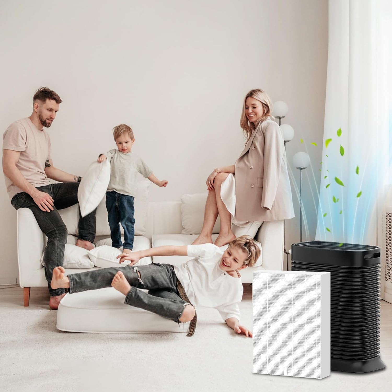 Honeywell - Juego de 6 filtros de repuesto para purificadores de aire Honeywell...