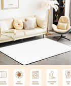 Alfombra de unicornio para niñas, de 3 x 5 pies, antideslizante, con diseño de...