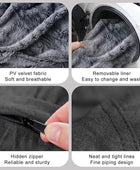 Puf, funda gigante de piel para adultos y niños (sin relleno), cómoda y...
