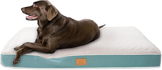 Cama ortopédica para perros medianos, cama impermeable de lujo para perros con...