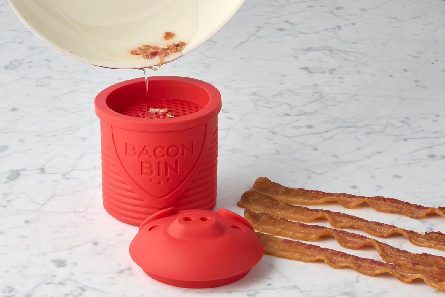 Talisman Designs Colador y colector de grasa de bacon  Herramientas de cocina...