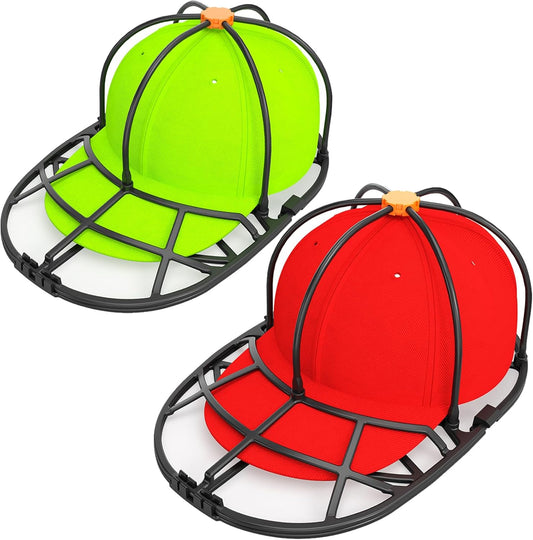 Jaula de lavado de sombreros, paquete de 2 arandelas de gorra de béisbol...