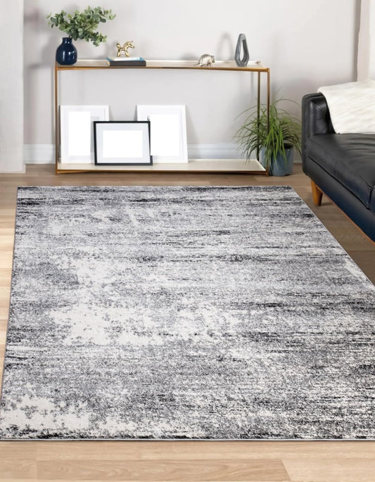 Keen Home Design Alfombras de área No se desprende, alfombras abstractas de