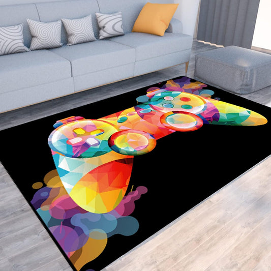 Alfombra de juego para adolescentes y niños con decoración de controlador de...