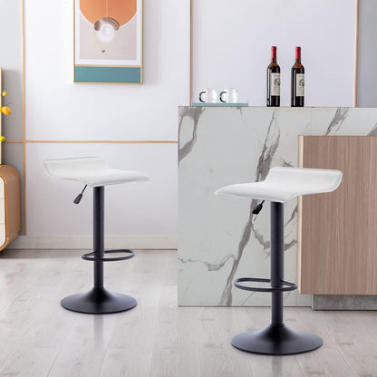 Vogue Furniture Direct Juego de 2 taburetes de bar ajustables, modernos...