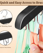 Percha sin mangas mejorada, perchas para sujetadores, de madera resistente,...