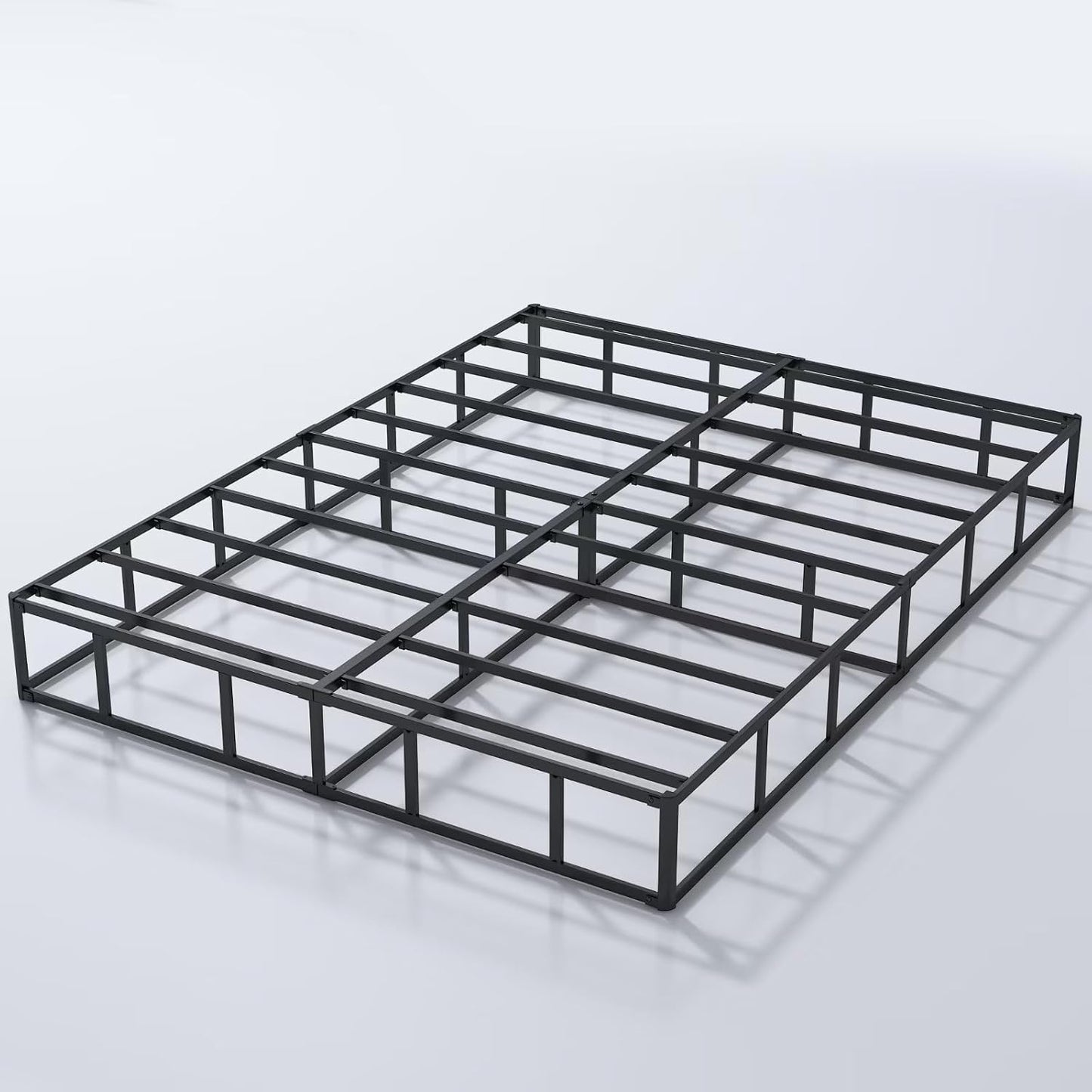 Box Springs Base de colchón con marco de metal resistente de 9 pulgadas, con
