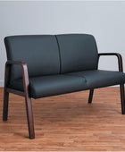 Alera ALERL2219M 44.88 in. x 26.13 in. x 33 in. Reception Lounge Series Sofá...