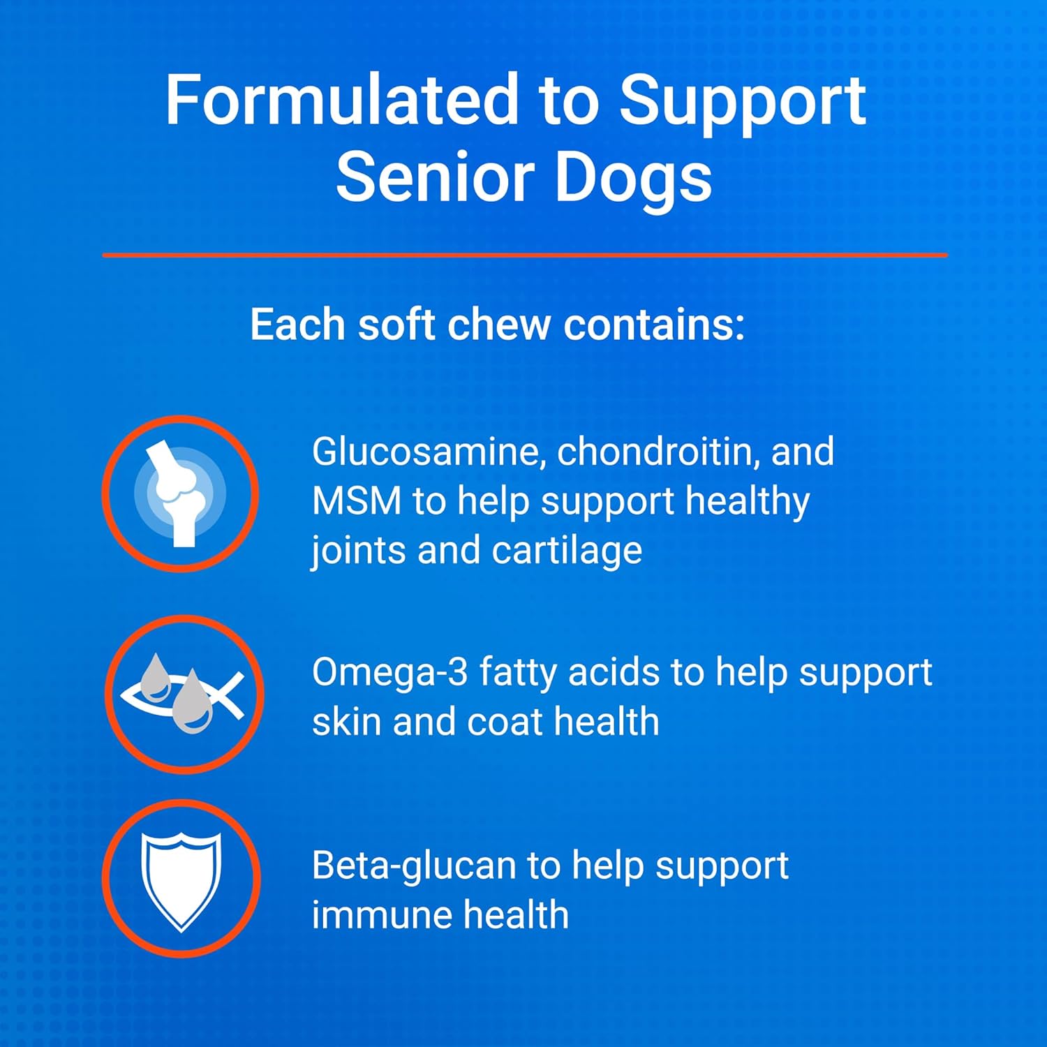 Cosequin Suplemento de salud articular para perros mayores - Con glucosamina,...
