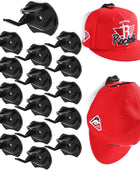 Perchero adhesivo para gorras de béisbol de pared, paquete de 16 ganchos para...