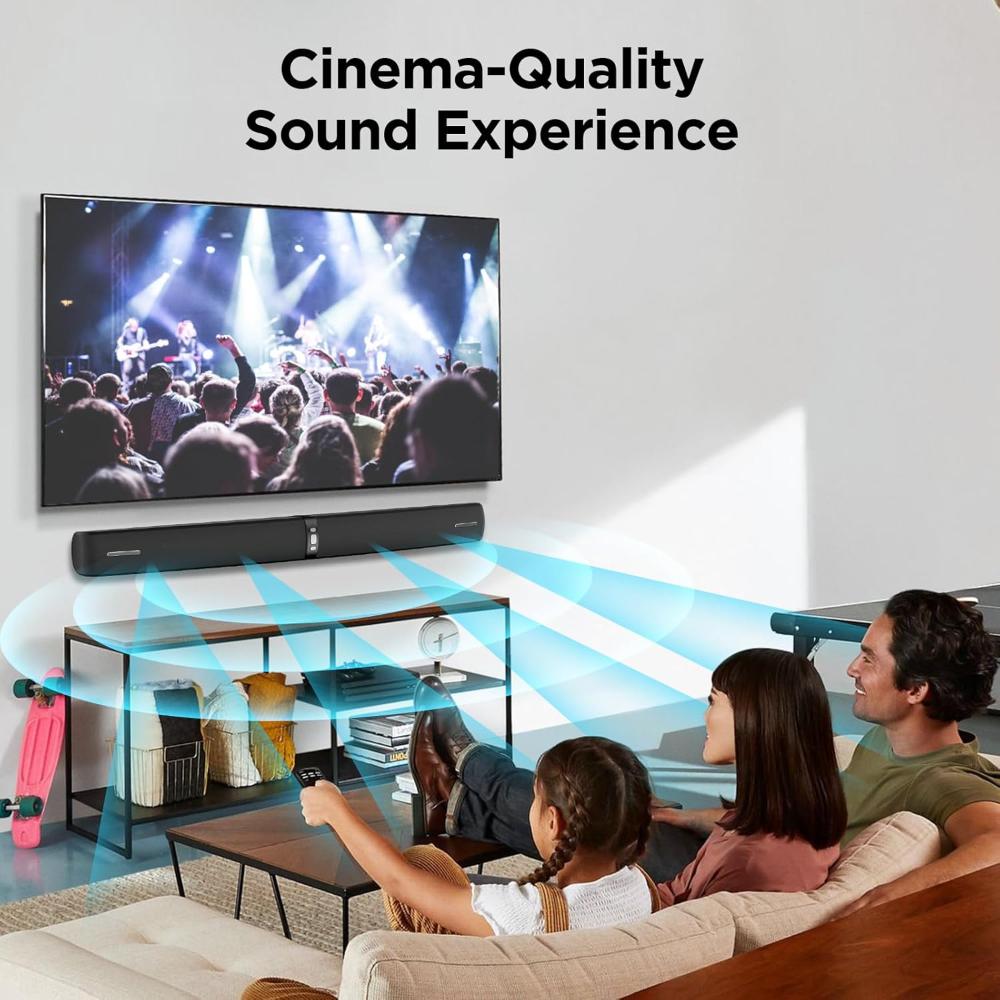 Barra de sonido para Smart TV, con sonido de 90 W
