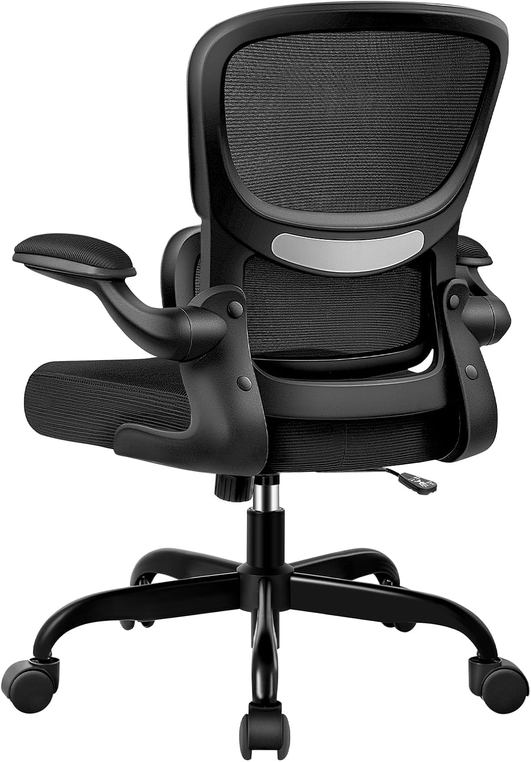 Razzor Silla de oficina, silla de escritorio ergonómica con soporte lumbar y...