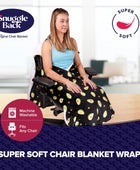 La manta original para silla de oficina de SnuggleBack acogedora y cómoda funda...