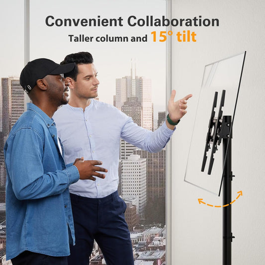 Perlegear Soporte de TV rodante para televisores inteligentes OLED 4K LCD de 23...