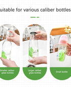 Magic Beans Limpiador de botellas, esponja reutilizable de limpieza de
