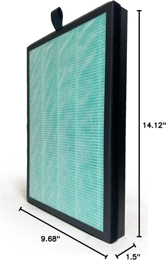 Nispira H04 - Filtro HEPA 3 en 1 de repuesto compatible con el purificador de...