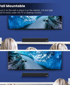 Barra de sonido, BESTISAN Barra de sonido de 50 vatios con HDMI, óptica,...