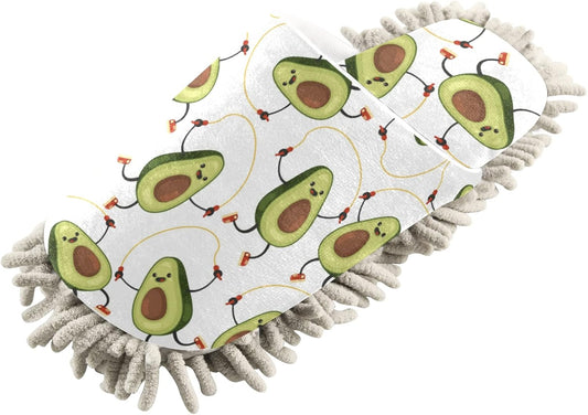xigua Pantuflas de limpieza de microfibra para hombre y mujer, limpiadores de...