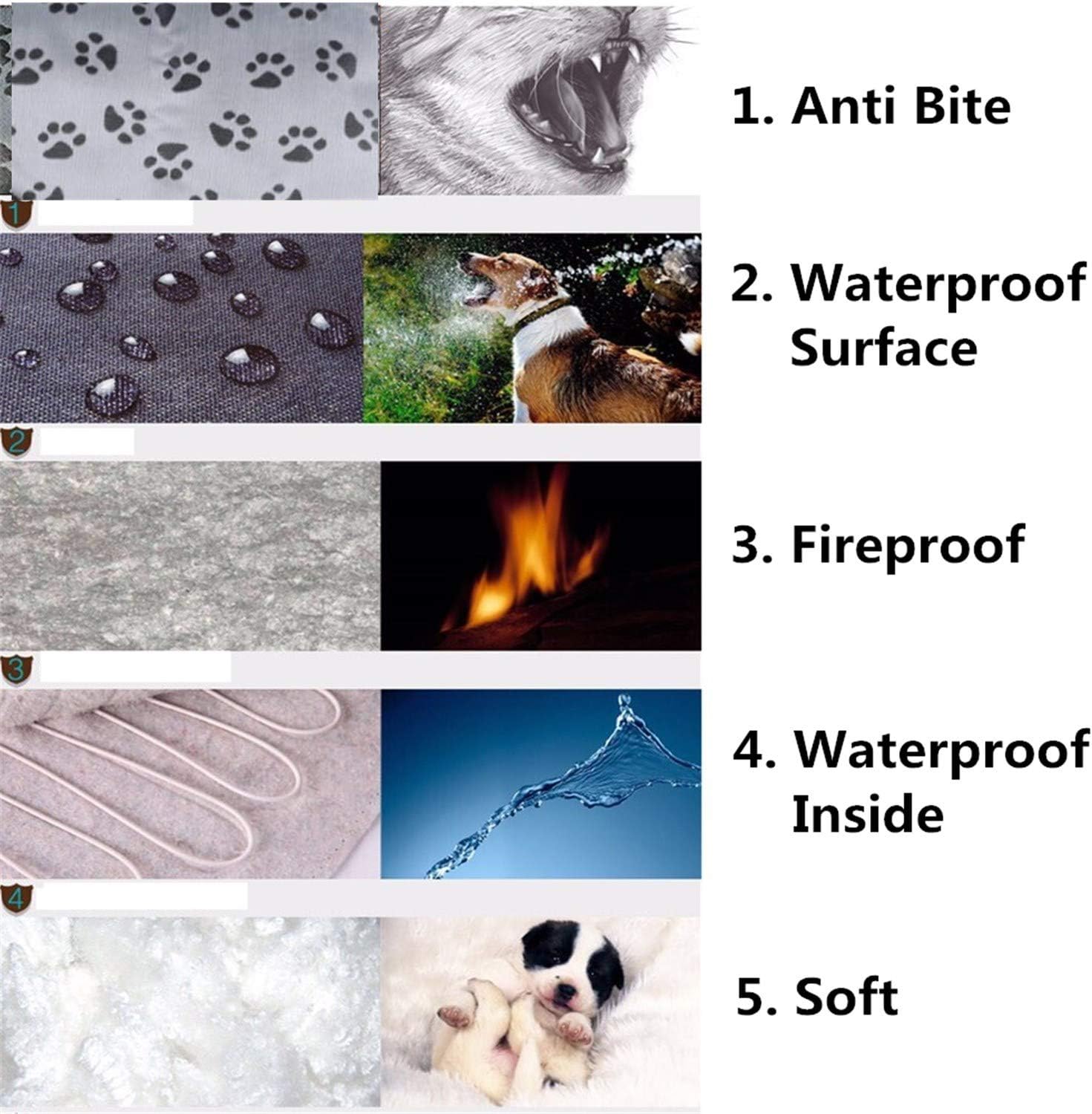 Almohadilla térmica impermeable para mascotas, perros y gatos, calefacción...