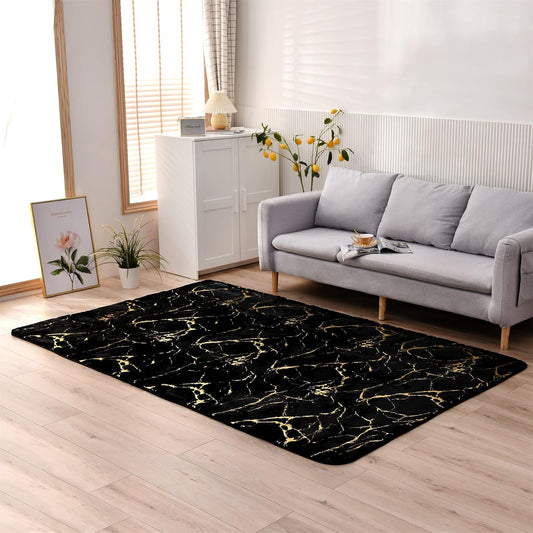 Alfombra suave de bronce metálico, para cuarto de bebé, para el cuarto del